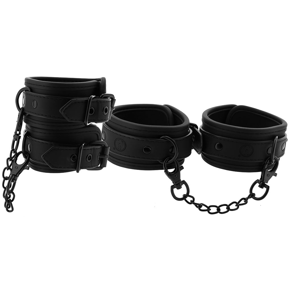 Master Series Kinky Comfort Wrist & Ankle Cuff Set Bondage and Fetish > Wrist and Ankle Cuffs - Tophatter Daily Deals