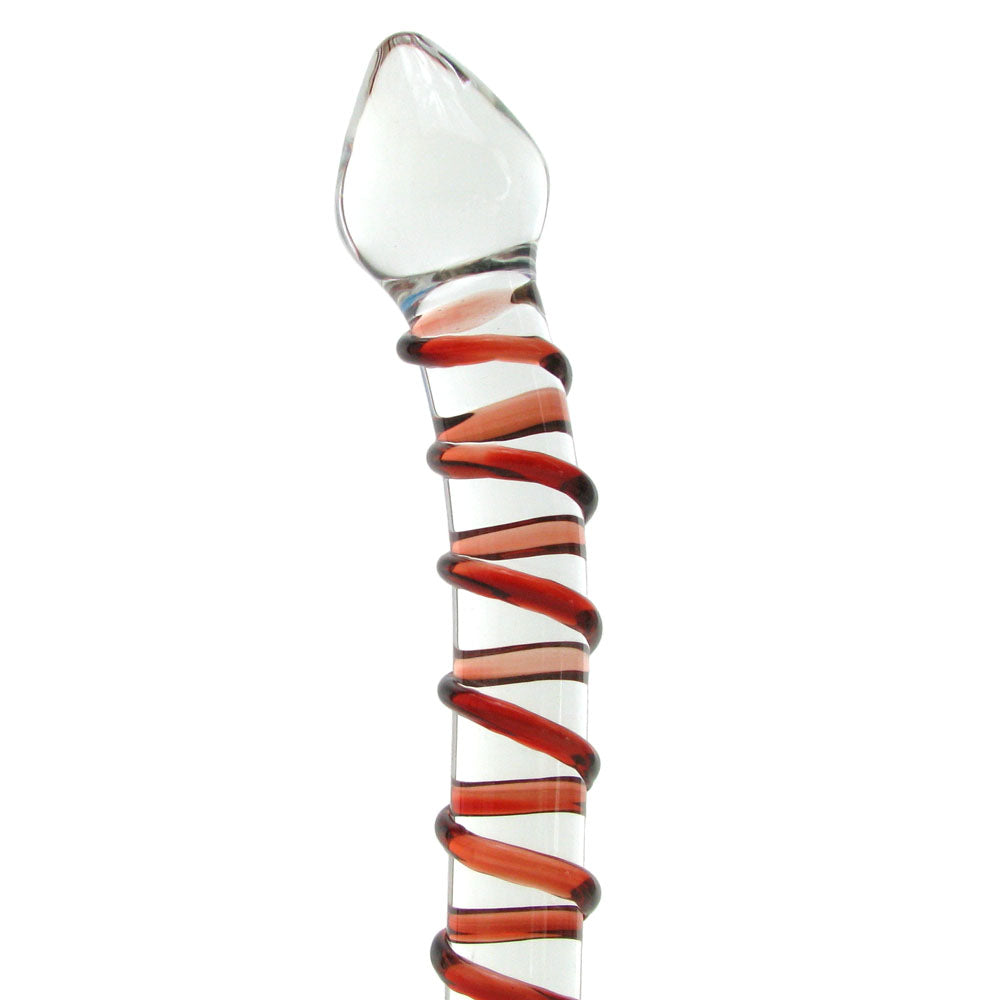 gläs Mr. Swirly Glass Dildo Dildo Sex Toys > G-Spot Dildos - Tophatter Daily Deals