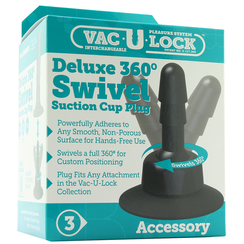Vac -U- Lock Deluxe 360 Swivel Suction Plug - Tophatter's Adult Products Dildo Sex Toys > Strap-On and Harnesses - Tophatter Daily Deals
