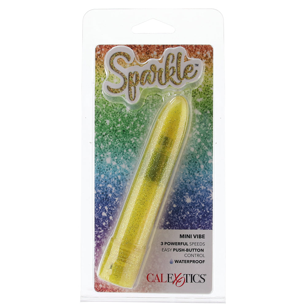 Sparkle Mini Vibe in Yellow - Tophatter's Adult Products Vibrators > Bullet and Egg Vibrators - Tophatter Daily Deals