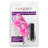 Dual Rechargeable Silicone Kegel Balls in Pink - Tophatter's Adult Sex Toys Online Kegel, Ben Wa and Pelvic Health Tools - Tophatter Daily Deals