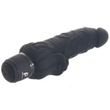 PowerCock 7 Inch Vibe with Clitoral Stimulator in Black - Tophatter's Adult Sex Toys Online Vibrators > Realistic Vibrator Dildos - Tophatter Daily Deals