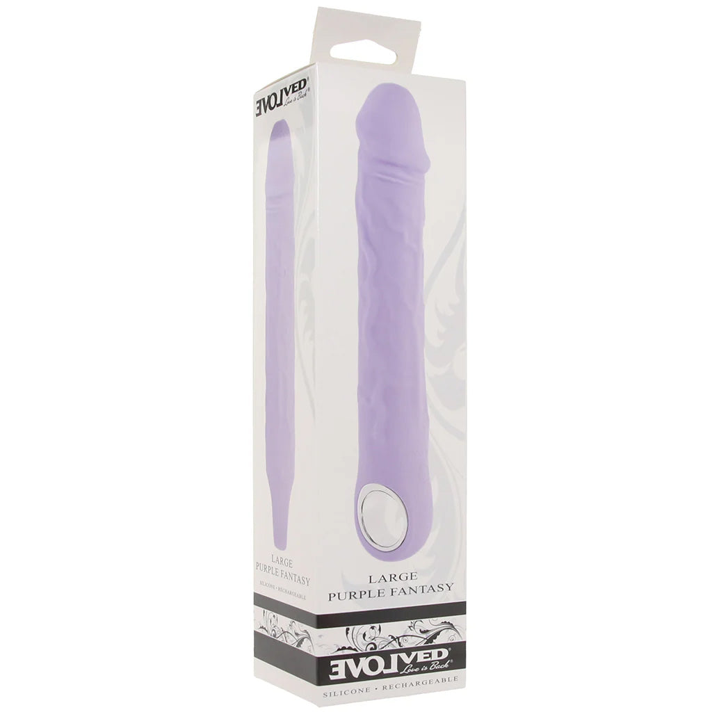 Large Purple Fantasy Vibe Vibrators > Realistic Vibrator Dildos - Tophatter Daily Deals
