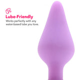 Candy Hearts Do Me Now Small Butt Plug in Purple Anal Sex Toys > Butt Plugs - Tophatter Daily Deals
