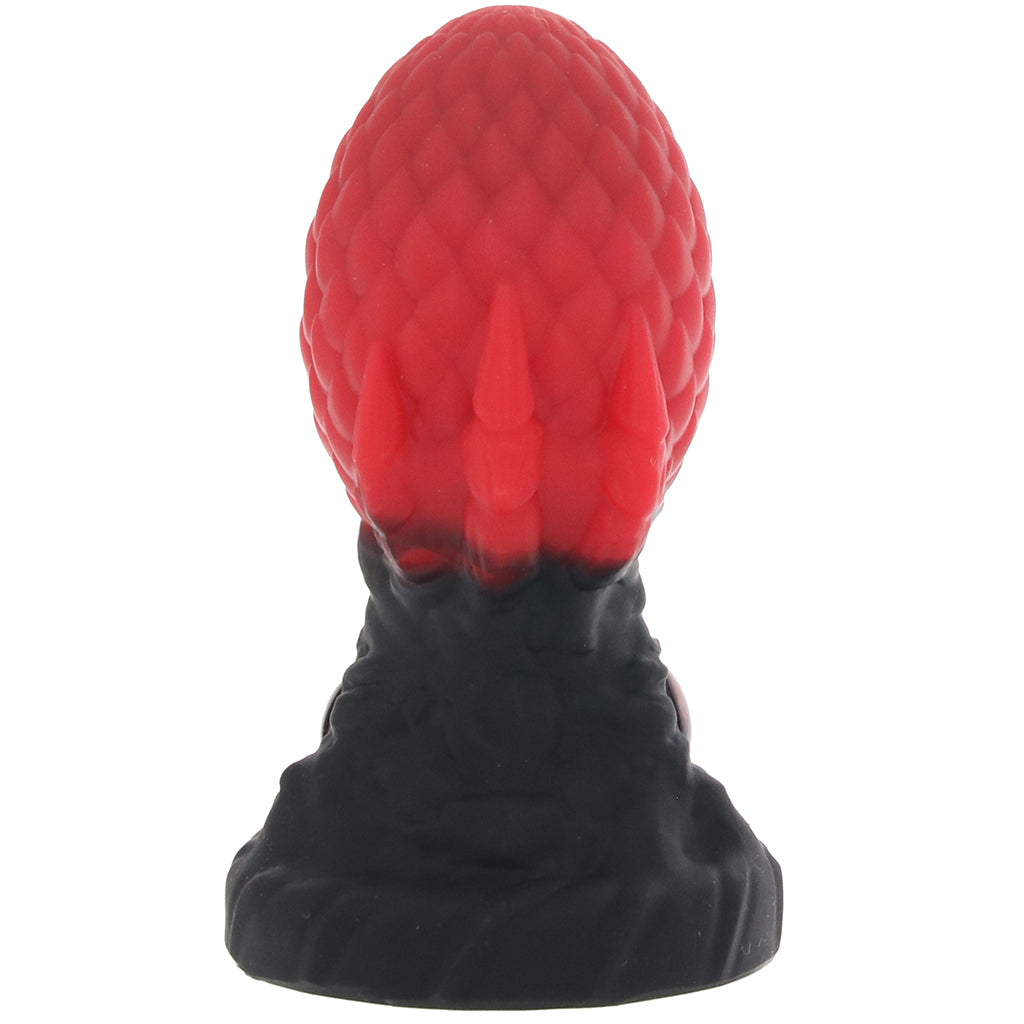 Creature Cocks Eye of the Dragon Silicone Plug in Red - Tophatter's Adult Sex Toys Online Anal Sex Toys > Butt Plugs - Tophatter Daily Deals