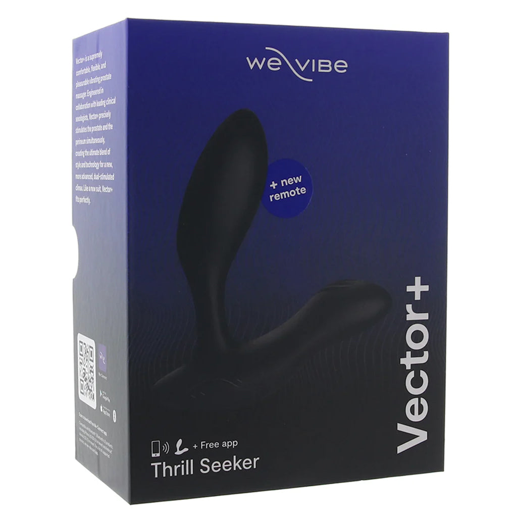 We-Vibe Vector + Prostate Massager in Charcoal Anal Sex Toys > Prostate Massagers - Tophatter Daily Deals