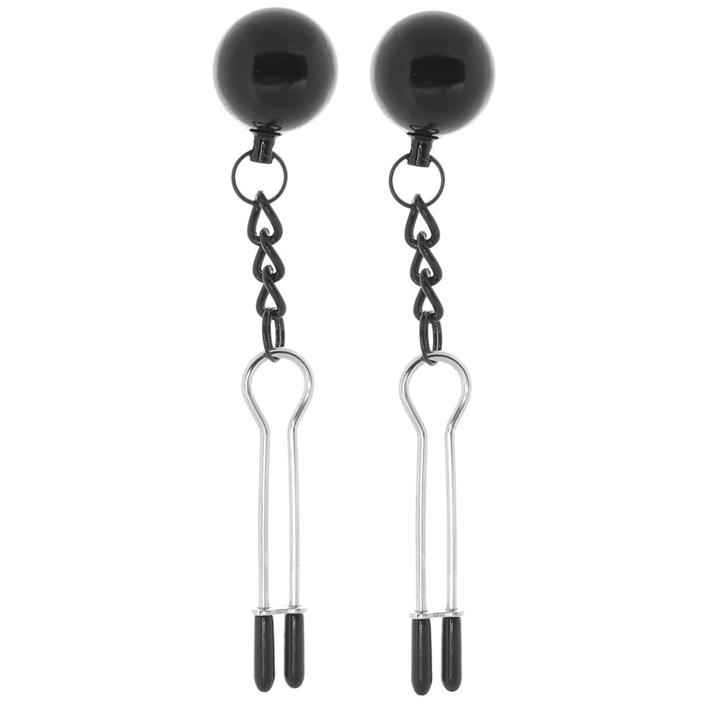 Nipple Grips Weighted Tweezer Nipple Clamps - Tophatter's Adult Products Bondage and Fetish > Nipple Stimulators & Clamps - Tophatter Daily Deals