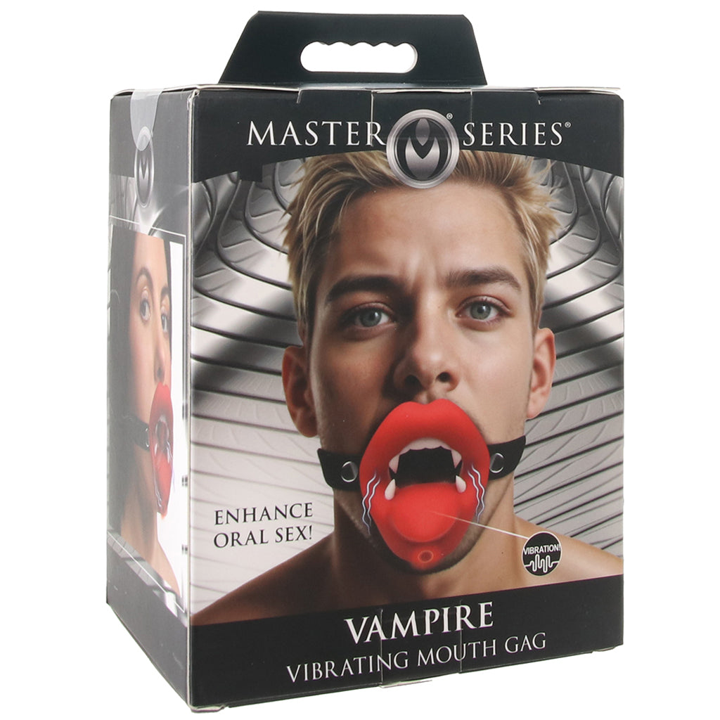 Master Series Vampire Vibrating Mouth Gag - Tophatter's Adult Sex Toys Online Bondage and Fetish > Ball Gags & Mouth Restraints - Tophatter Daily Deals
