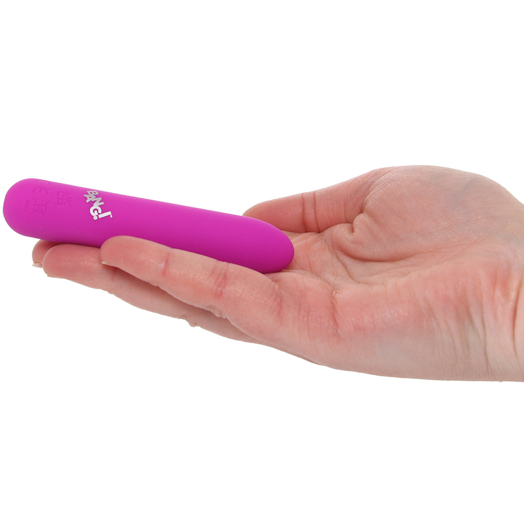 Bang! Flexible Tapered Silicone Bullet Vibe in Purple Vibrators > Bullet and Egg Vibrators - Tophatter Daily Deals