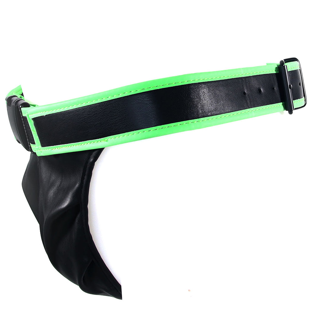 Ouch! Glow In The Dark Front Buckle Jock Strap /XL Bondage and Fetish > Men's Bondage Wear - Tophatter Daily Deals