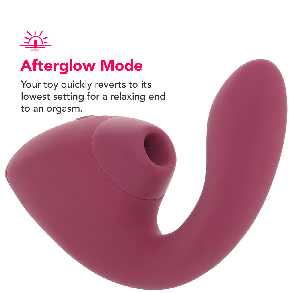 Womanizer Next Duo Clitoral Suction & G-Spot Vibe in Pink Vibrators > G-Spot Vibrators - Tophatter Daily Deals