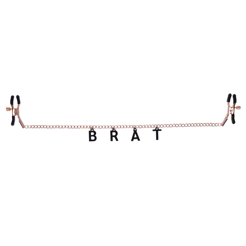 Sex & Mischief Brat Charmed Nipple Clamps Bondage and Fetish > Nipple Stimulators & Clamps - Tophatter Daily Deals