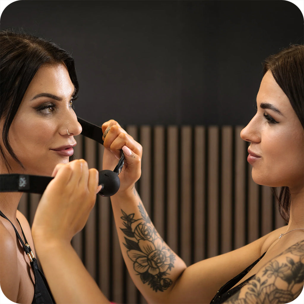 Sei Mio Strictly Come Quietly Soft Strap Silicone Ball Gag Bondage and Fetish > Ball Gags & Mouth Restraints - Tophatter Daily Deals