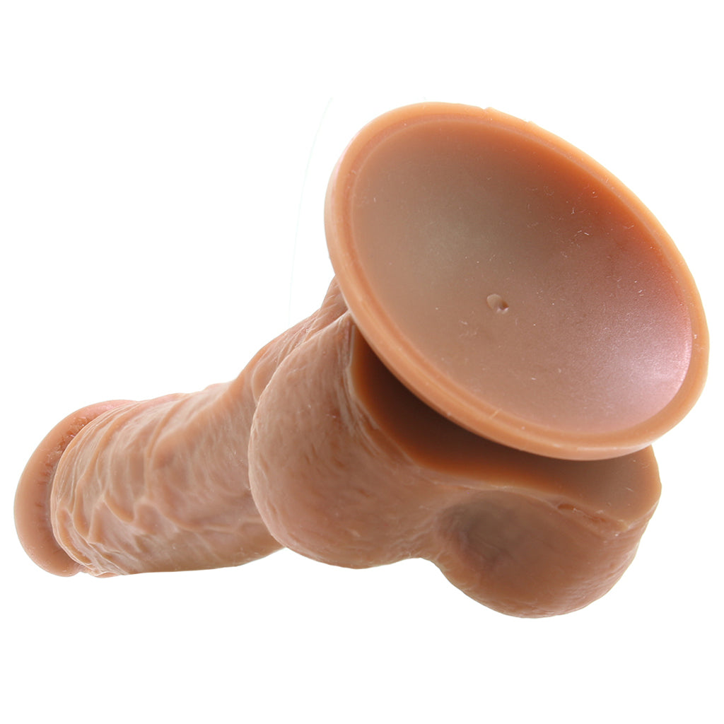 Colours 8 Inch Dual Density Silicone Dildo in Brown - Tophatter's Adult Products Dildo Sex Toys > Realistic Dildos - Tophatter Daily Deals