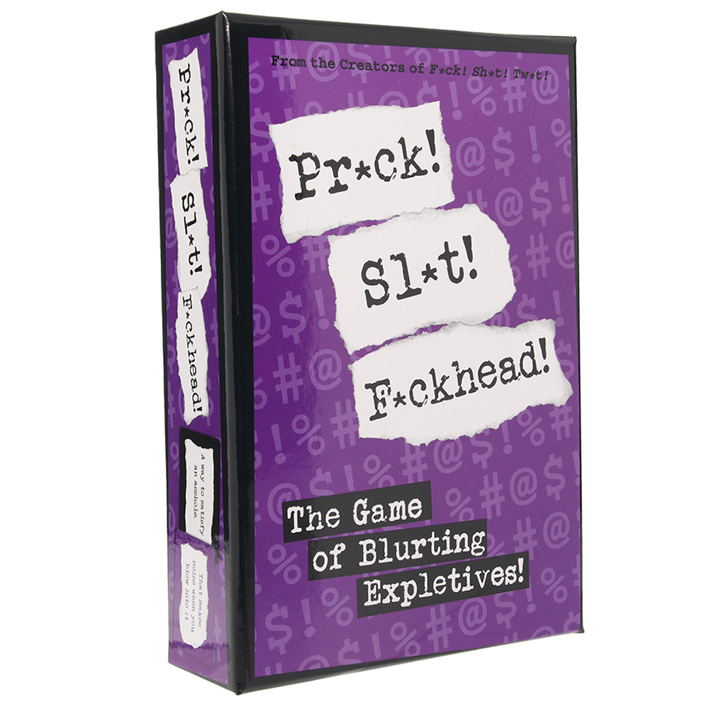 Pr*ck! Sl*t! F*ckhead! The Card Game - Tophatter's Adult Sex Toys Online Novelties 'n Parties - Tophatter Daily Deals