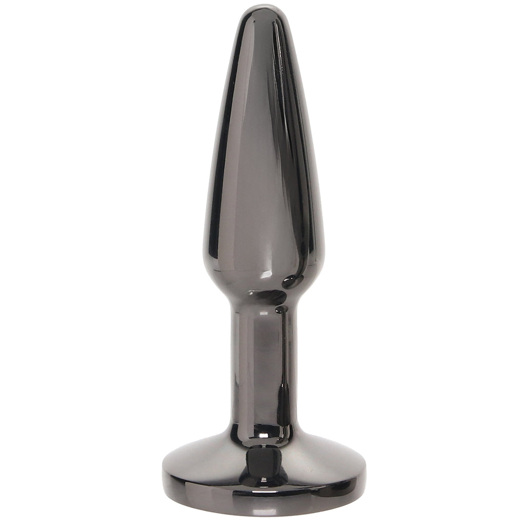 Rear Assets Small Tapered Butt Plug in Gunmetal Anal Sex Toys > Butt Plugs - Tophatter Daily Deals