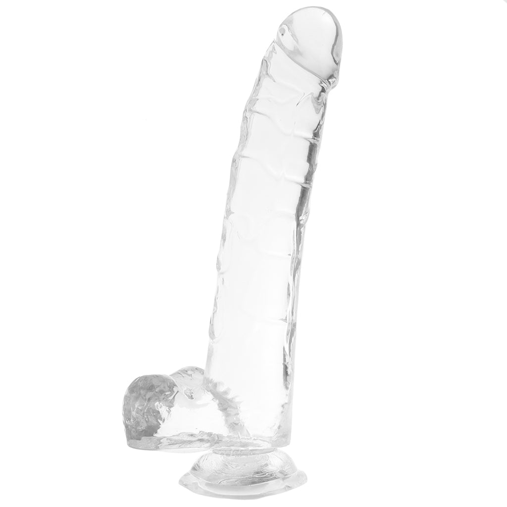 King Cock 11 Inch Ballsy Dildo in Clear Dildo Sex Toys > Realistic Dildos - Tophatter Daily Deals