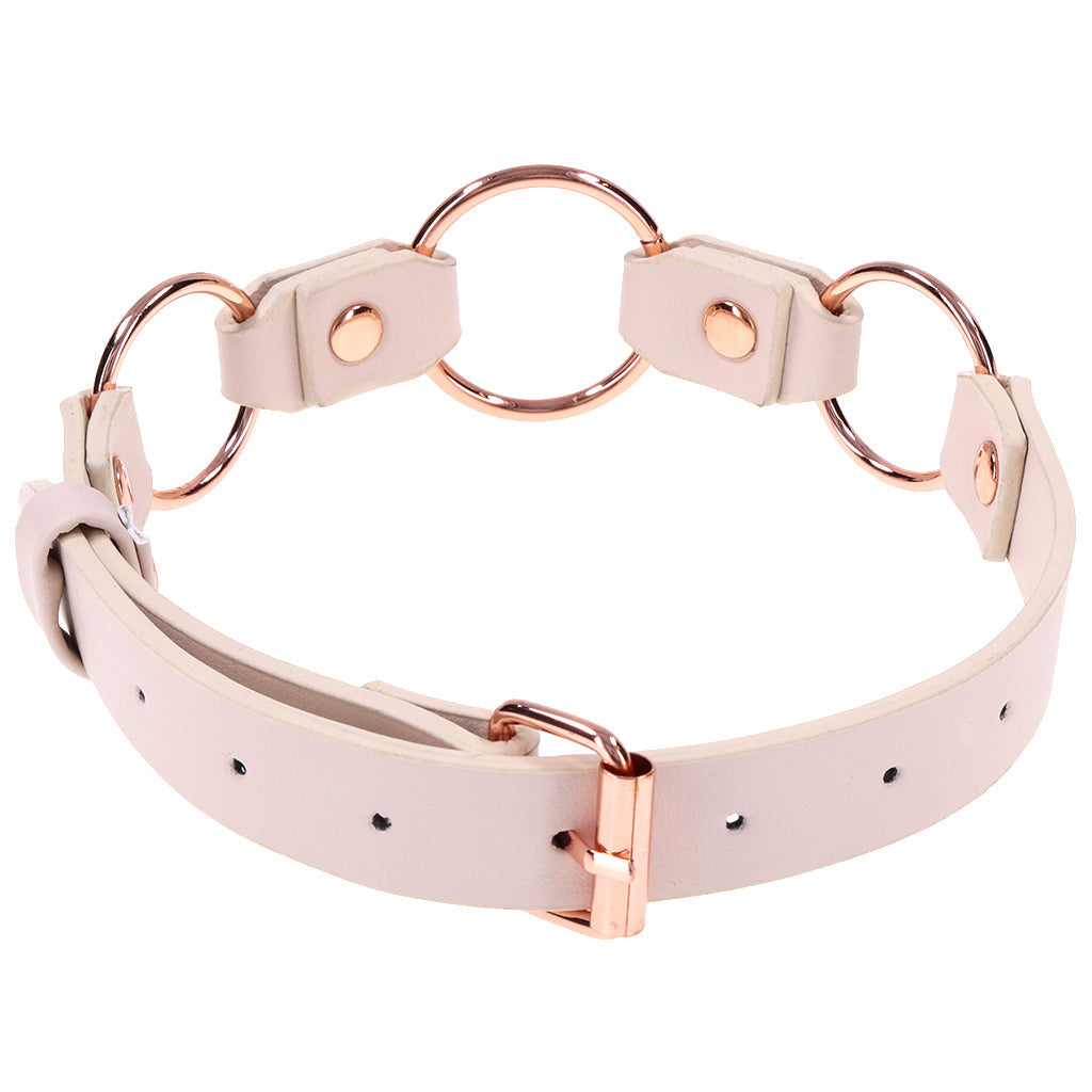 S&M Peaches 'n CreaMe Ring Day Collar Bondage and Fetish > Leashes and Collars - Tophatter Daily Deals