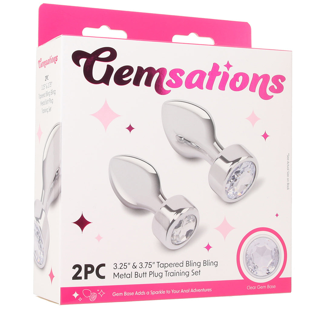 Gemsations Bling Bling Gem Aluminum Anal Training Set Anal Sex Toys > Butt Plugs - Tophatter Daily Deals