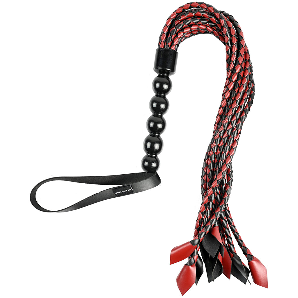 Saffron Braided Flogger Bondage and Fetish > Whips and Crops - Tophatter Daily Deals