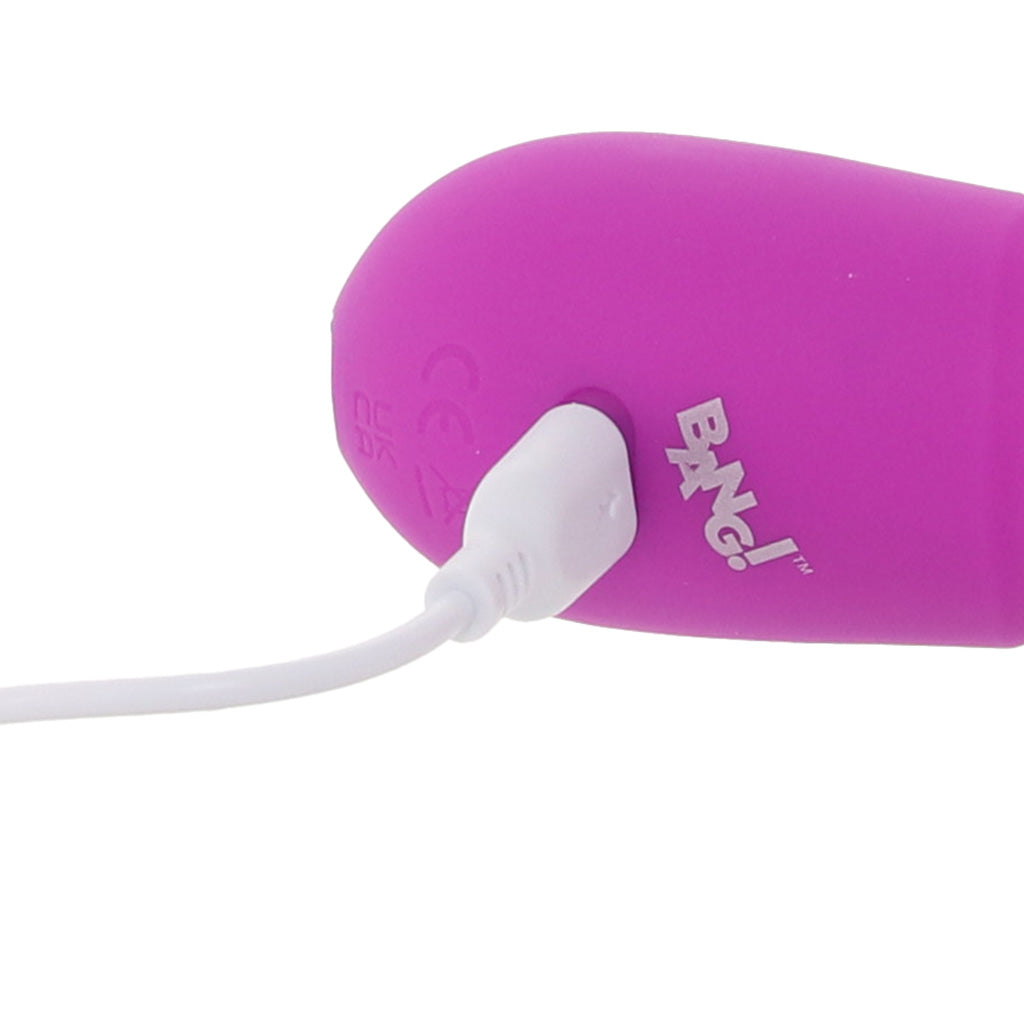 Bang! Thrusting Silicone Vibe in Purple Vibrators > G-Spot Vibrators - Tophatter Daily Deals