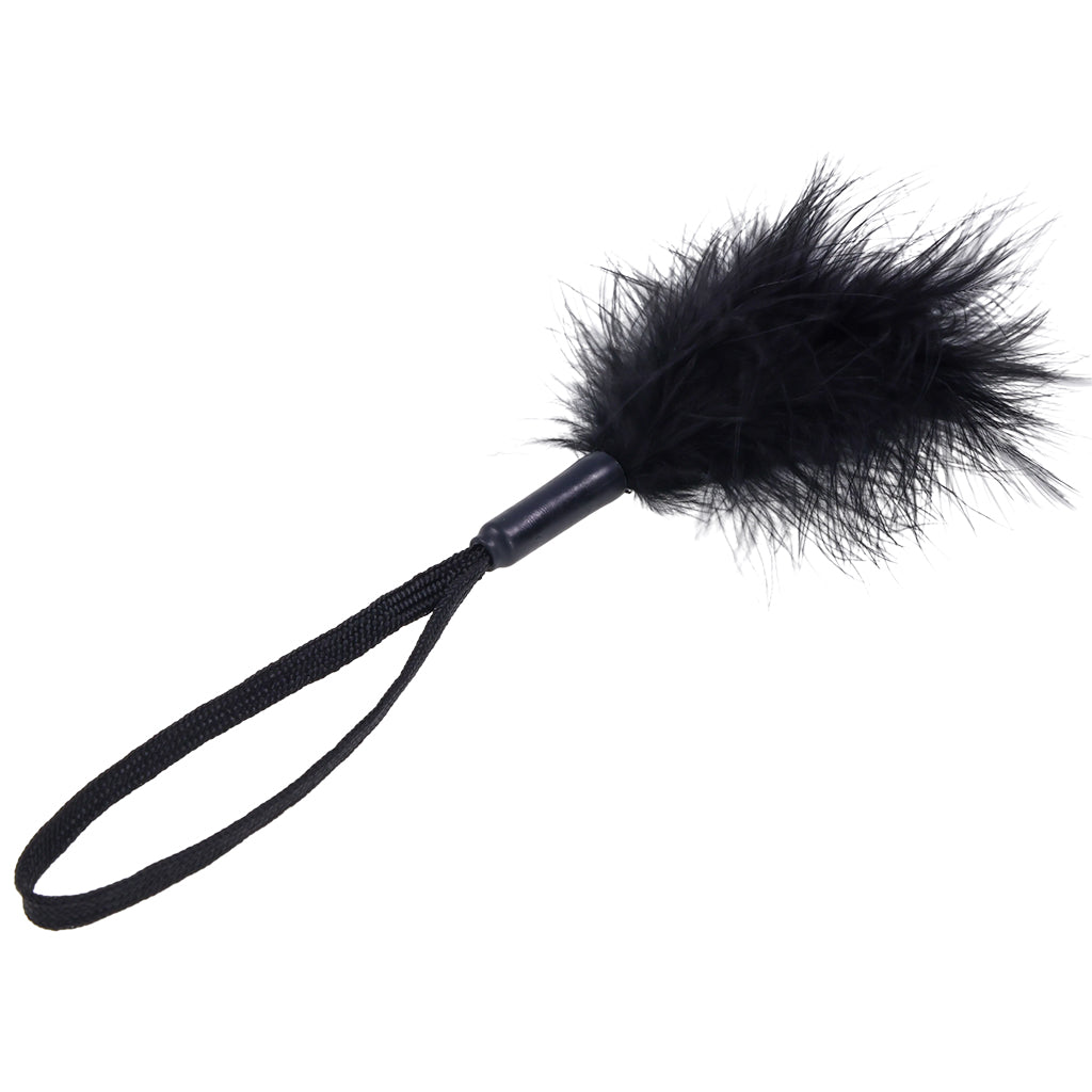 S&M Peaches 'n CreaMe Wrist Feather Ticker in Black Sensual Love > Ticklers & Teasers - Tophatter Daily Deals