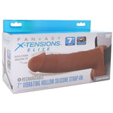 Fantasy X-tensions 7 Inch Hollow Strap-On Vibe in Brown Male Enhancement > Extenders and Sleeves - Tophatter Daily Deals