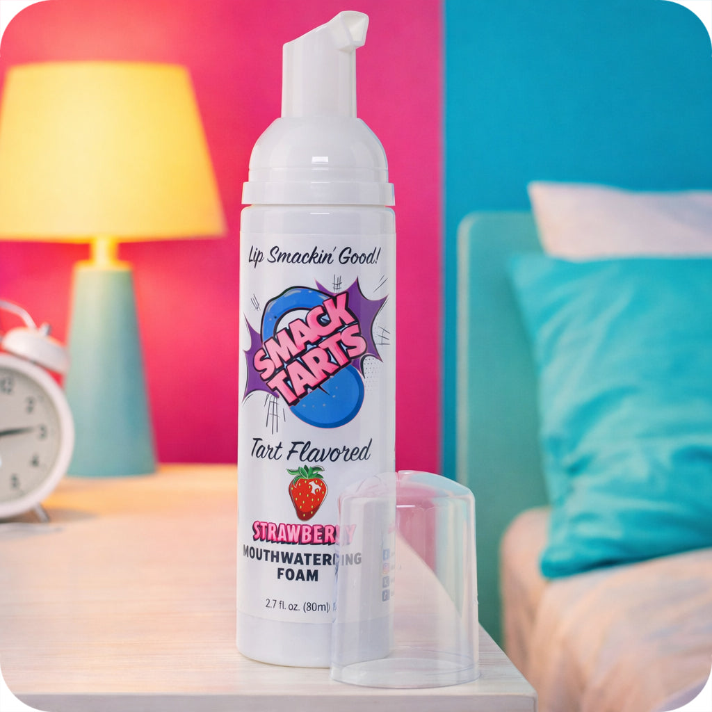 Smack Tarts Mouthwatering Foam 2.7oz/80ml in Strawberry Lubes and Lotions > Flavored Sex Lubes - Tophatter Daily Deals