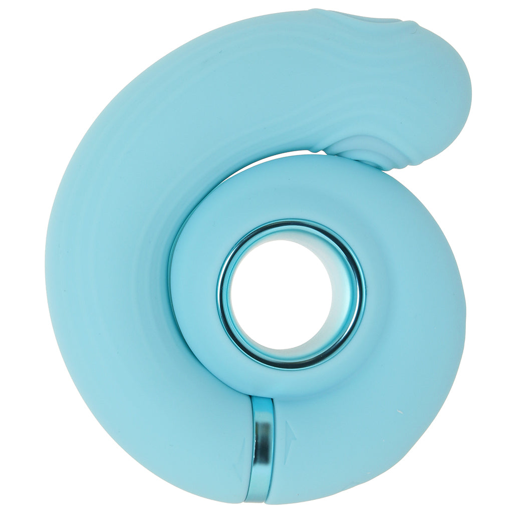 Loveline Tic-Tac Tapping Swirl Vibe in Blue Vibrators > G-Spot Vibrators - Tophatter Daily Deals
