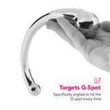 PinkCherry 8 Inch Stainless Steel Curved G-Spot Dildo Dildo Sex Toys > G-Spot Dildos - Tophatter Daily Deals