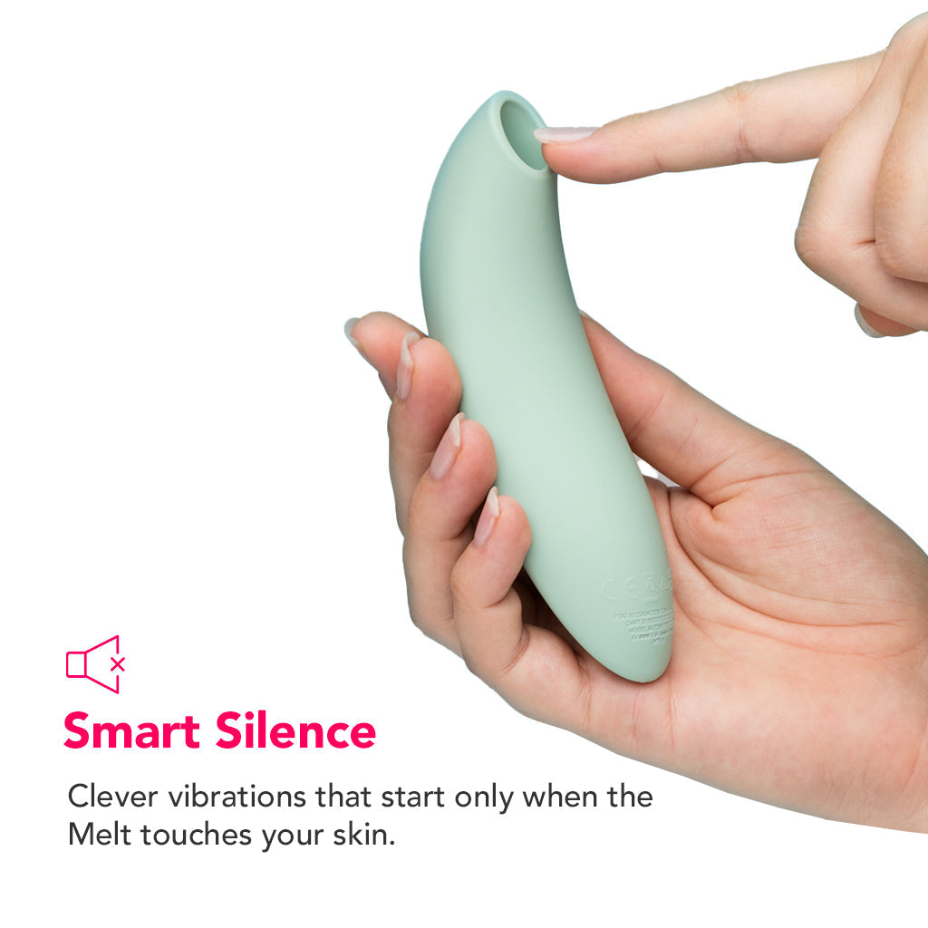 We-Vibe Melt 2 Pleasure Air Clitoral Stimulator in Sage Vibrators > Clitoral Stimulators - Tophatter Daily Deals