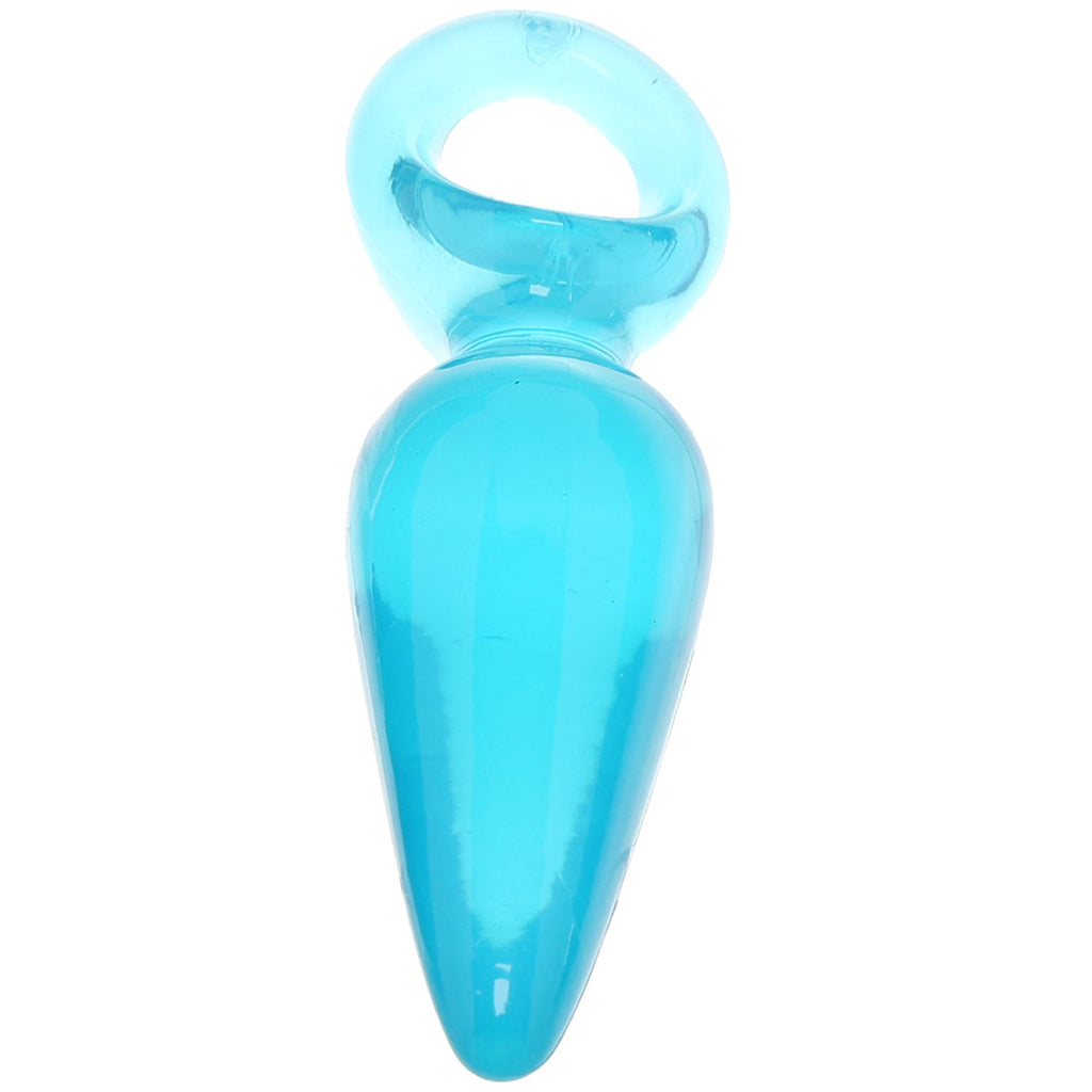 Jolie Pleasures Mini Butt Plug in Aqua - Tophatter's Adult Sex Toys Online Anal Sex Toys > Butt Plugs - Tophatter Daily Deals