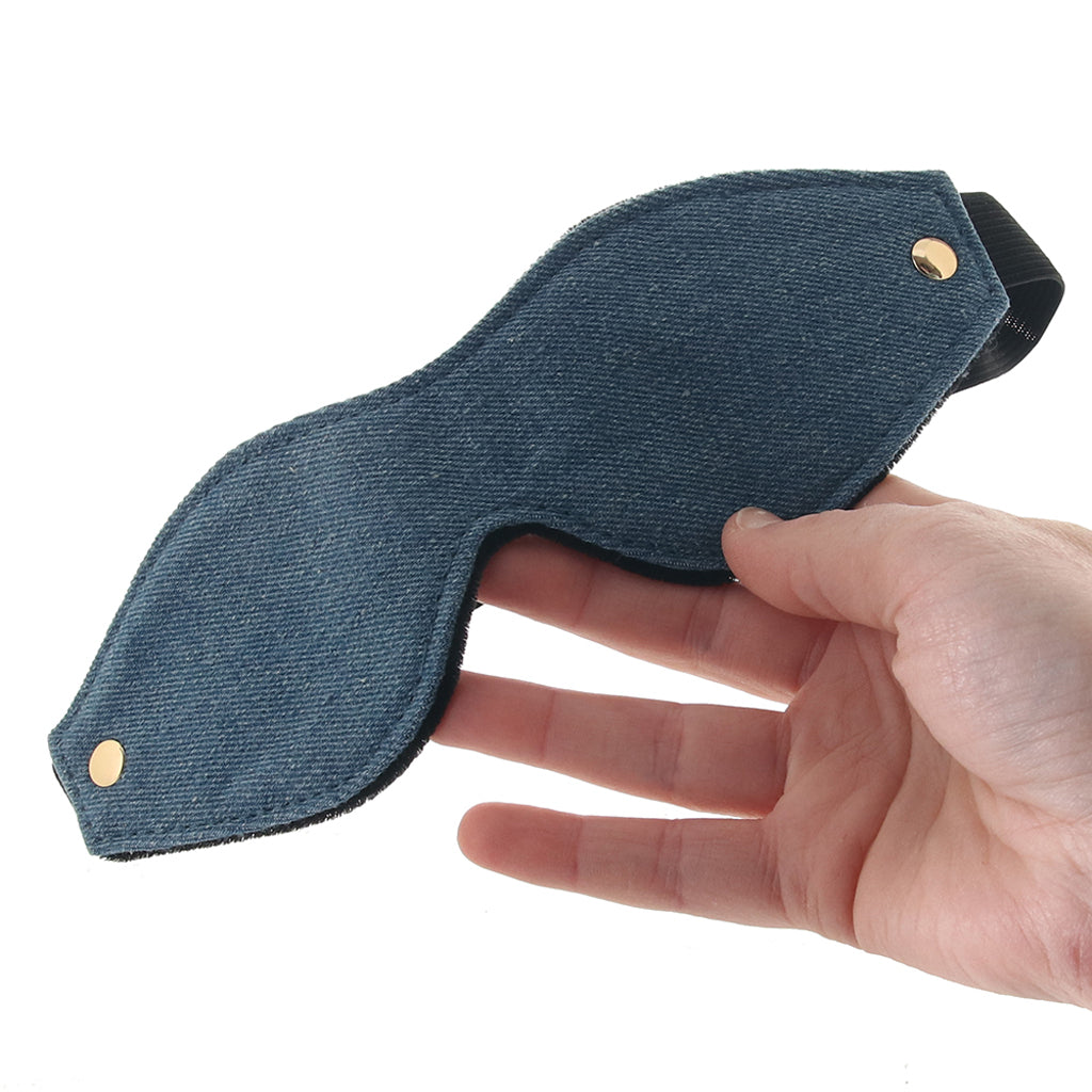 Ride 'Em Denim Eye Mask Bondage and Fetish > Pleasure Masks and Dress Up Play - Tophatter Daily Deals