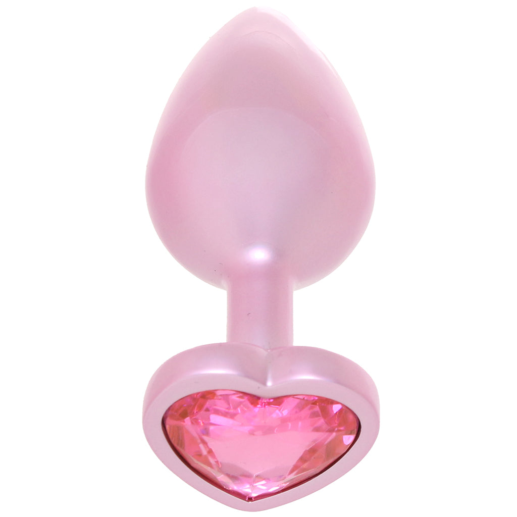 Booty Bling Pink Metal Jewelled Butt Plug in Medium Anal Sex Toys > Butt Plugs - Tophatter Daily Deals