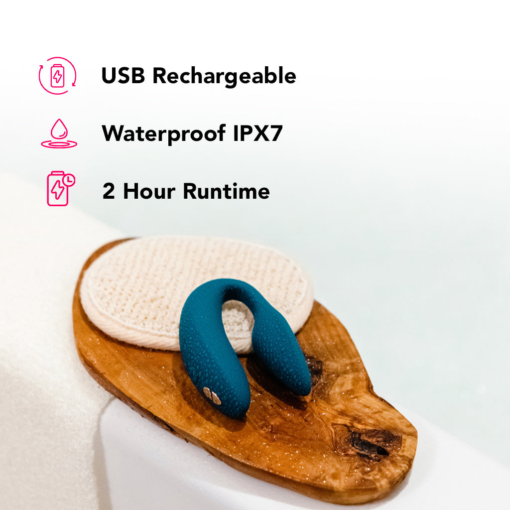 We-Vibe Sync 2 Couple's Vibe in Velvet Green Vibrators > G-Spot Vibrators - Tophatter Daily Deals