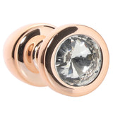 Gemsations 2 Inch Beginners Bling Bling Plug in Rose Gold Anal Sex Toys > Butt Plugs - Tophatter Daily Deals