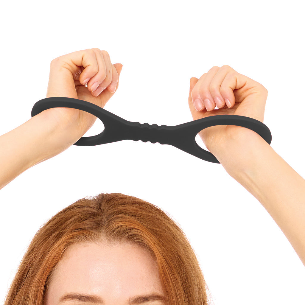 Sex & Mischief Shadow Silicone Cuffs in Large Bondage and Fetish > Wrist and Ankle Cuffs - Tophatter Daily Deals