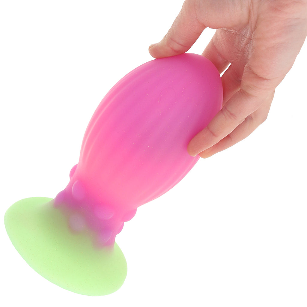 Creature Cocks XL Xeno Glowing Silicone Egg - Tophatter's Adult Products Dildo Sex Toys > Fantasy Dildos - Tophatter Daily Deals