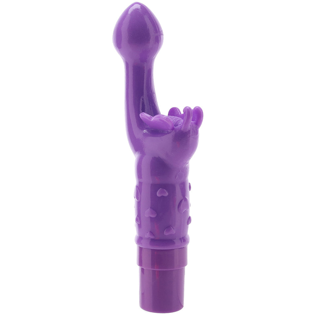 Rechargeable Butterfly Kiss Vibe in Purple Vibrators > G-Spot Vibrators - Tophatter Daily Deals