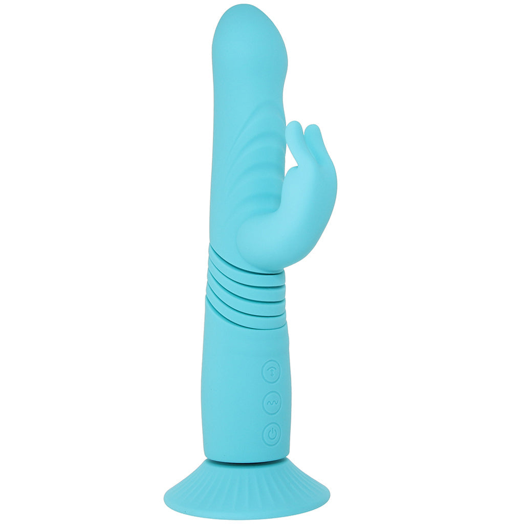 Bunny Hop Thrusting Rabbit Vibe - Tophatter's Vibrator Deals Online Vibrators > Rabbit Vibrators - Tophatter Daily Deals