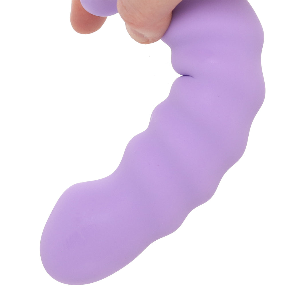 Colours 5 Inch Ribbed Remote Vibe in Purple Vibrators > G-Spot Vibrators - Tophatter Daily Deals