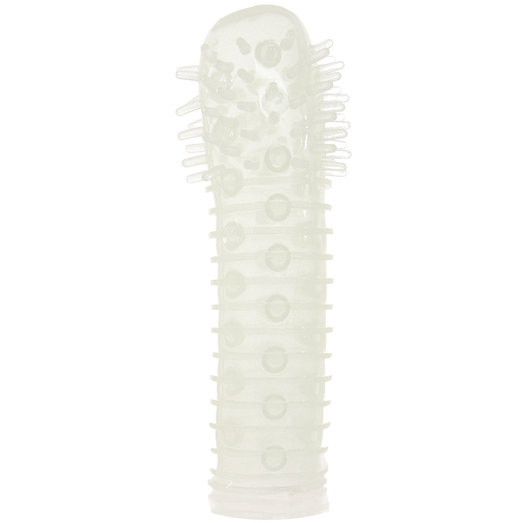 Textured Reversable Pleasure Sleeve in Glow-In-The-Dark Male Enhancement > Extenders and Sleeves - Tophatter Daily Deals