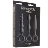Renegade Trio 3 Piece Butt Plug Set Anal Sex Toys > Butt Plugs - Tophatter Daily Deals