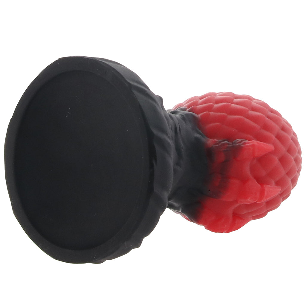 Creature Cocks Eye of the Dragon Silicone Plug in Red - Tophatter's Adult Sex Toys Online Anal Sex Toys > Butt Plugs - Tophatter Daily Deals