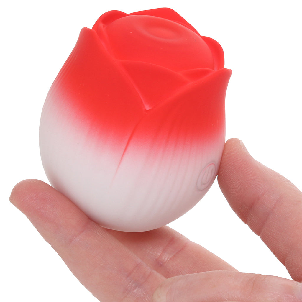Bloomgasm Pulsing Petals Rose Stimulator in Red - Tophatter's Vibrator Deals Online Vibrators > Clitoral Stimulators - Tophatter Daily Deals