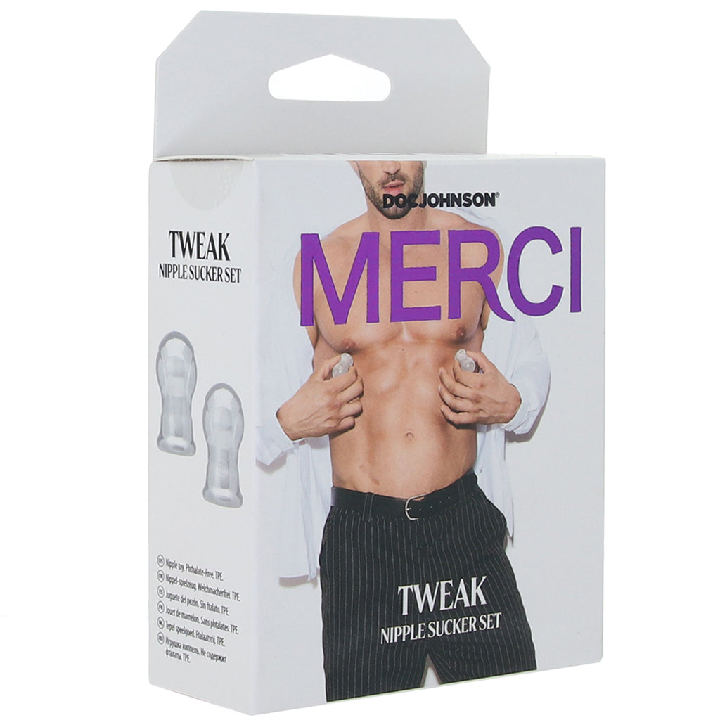 Merci Tweak Nipple Sucker Set Bondage and Fetish > Nipple Stimulators & Clamps - Tophatter Daily Deals