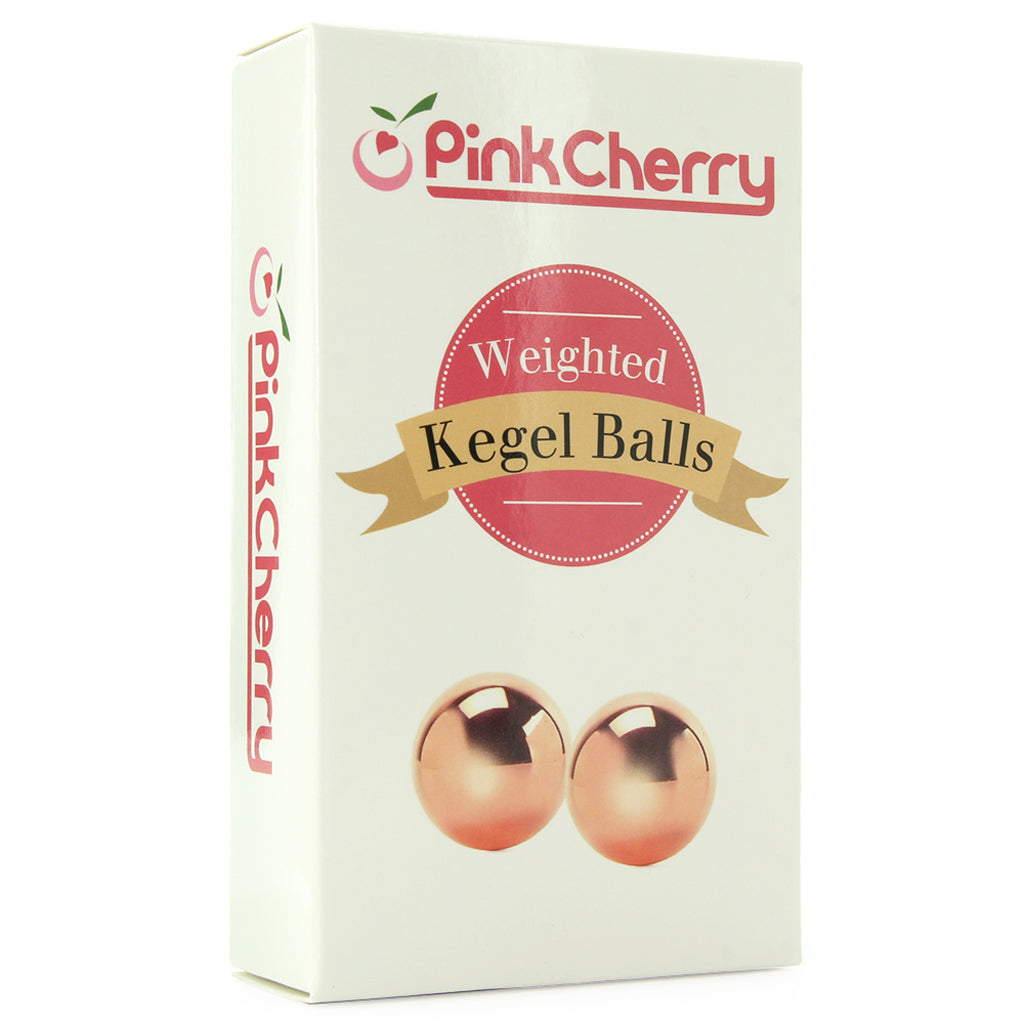 PinkCherry Weighted Kegel Balls in Rose Gold - Tophatter's Adult Products Kegel Tools / Ben Wa - Tophatter Daily Deals