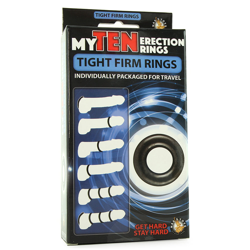 My Ten Tight Firm Cock Rings - Tophatter's Adult Products Cock Rings - Tophatter Daily Deals