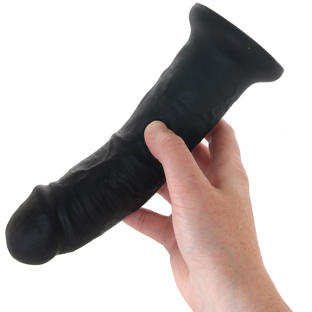 Colours Pleasures 7 Inch Girth Dildo in Black - Tophatter's Adult Products Dildo Sex Toys > Realistic Dildos - Tophatter Daily Deals