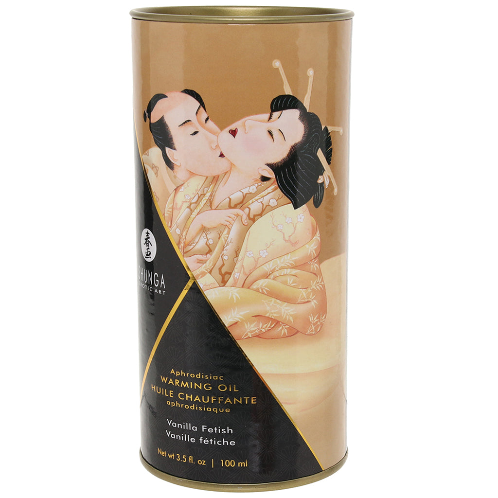 Aphrodisiac Warming Oil 3.5oz/100ml in Vanilla Fetish Sensual Love > Massage - Tophatter Daily Deals